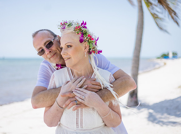 2024-04-25 Sandra and Kenneth Wedding Vow Renewal Smathers Beach, Key West -4125