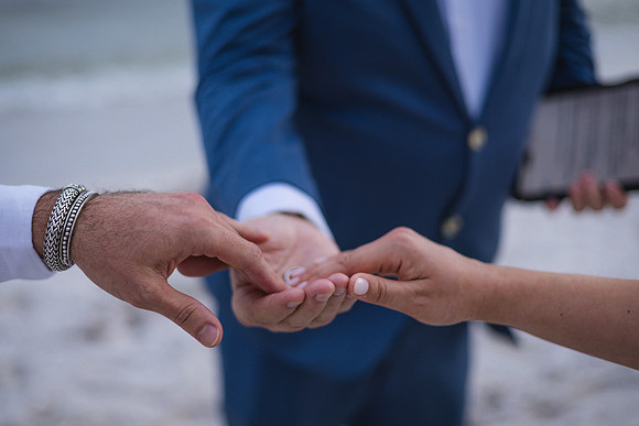 2023-09-23 Natalia and Yulian Sunset Smathers Beach Wedding Key West-40