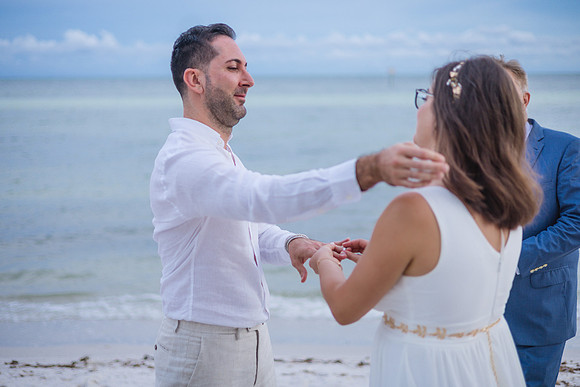 2023-09-23 Natalia and Yulian Sunset Smathers Beach Wedding Key West-48