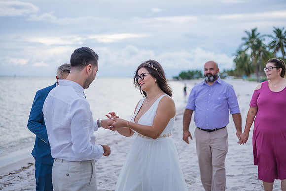 2023-09-23 Natalia and Yulian Sunset Smathers Beach Wedding Key West-51