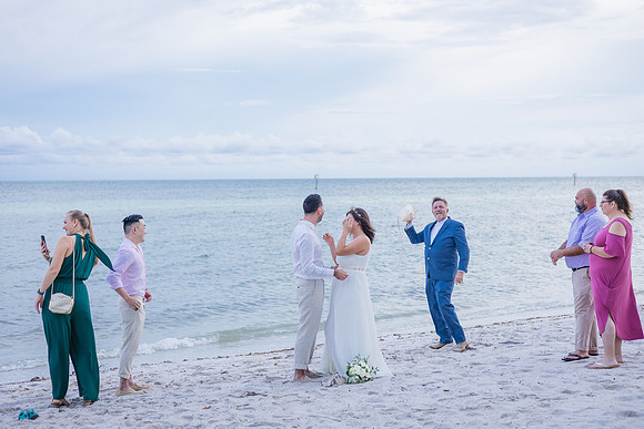 2023-09-23 Natalia and Yulian Sunset Smathers Beach Wedding Key West-56