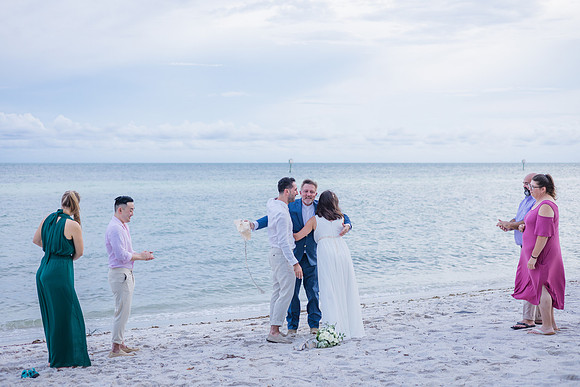 2023-09-23 Natalia and Yulian Sunset Smathers Beach Wedding Key West-57