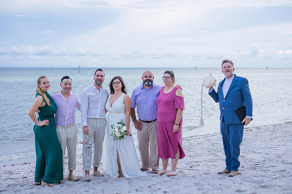 2023-09-23 Natalia and Yulian Sunset Smathers Beach Wedding Key West-58