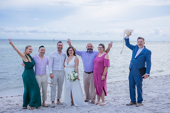 2023-09-23 Natalia and Yulian Sunset Smathers Beach Wedding Key West-59