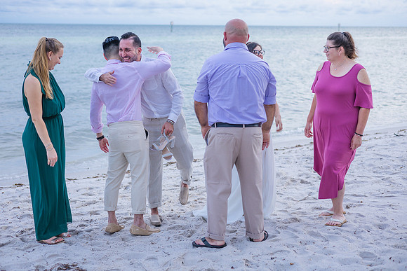 2023-09-23 Natalia and Yulian Sunset Smathers Beach Wedding Key West-61