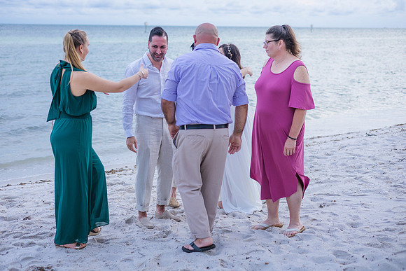 2023-09-23 Natalia and Yulian Sunset Smathers Beach Wedding Key West-62