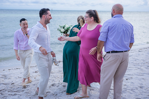 2023-09-23 Natalia and Yulian Sunset Smathers Beach Wedding Key West-64