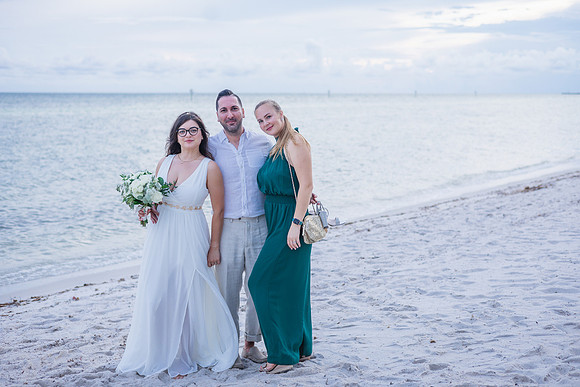 2023-09-23 Natalia and Yulian Sunset Smathers Beach Wedding Key West-67
