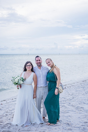 2023-09-23 Natalia and Yulian Sunset Smathers Beach Wedding Key West-68