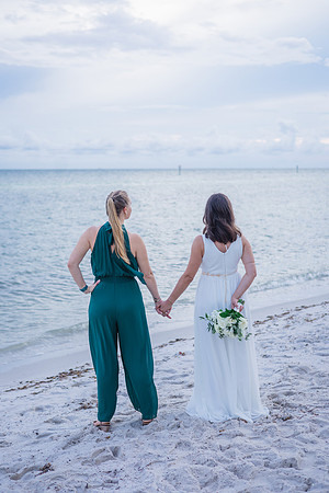 2023-09-23 Natalia and Yulian Sunset Smathers Beach Wedding Key West-70
