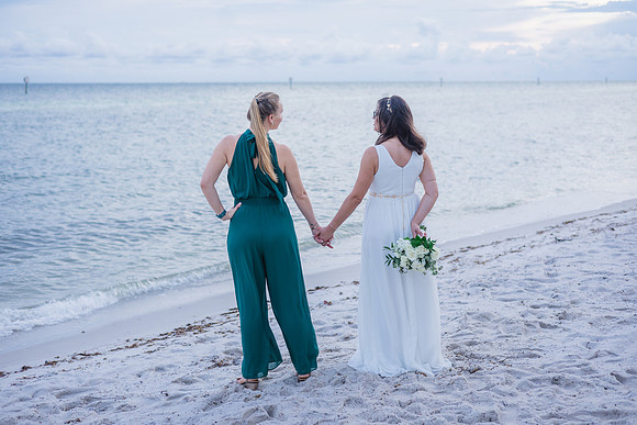 2023-09-23 Natalia and Yulian Sunset Smathers Beach Wedding Key West-71
