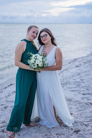 2023-09-23 Natalia and Yulian Sunset Smathers Beach Wedding Key West-73