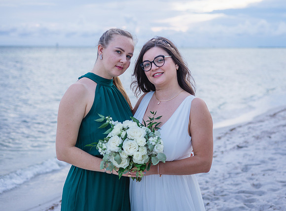 2023-09-23 Natalia and Yulian Sunset Smathers Beach Wedding Key West-74