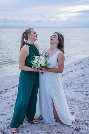 2023-09-23 Natalia and Yulian Sunset Smathers Beach Wedding Key West-75