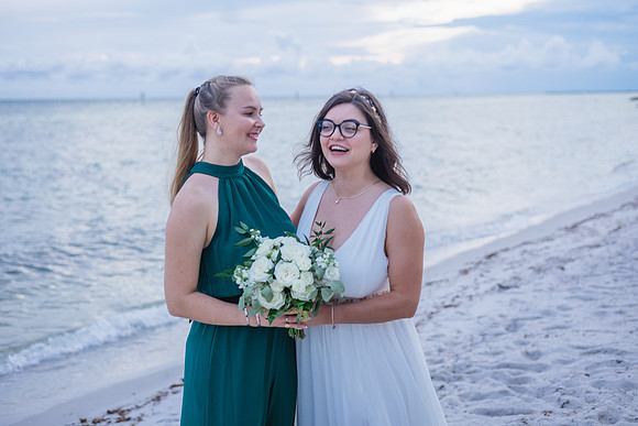 2023-09-23 Natalia and Yulian Sunset Smathers Beach Wedding Key West-76