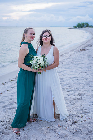 2023-09-23 Natalia and Yulian Sunset Smathers Beach Wedding Key West-77