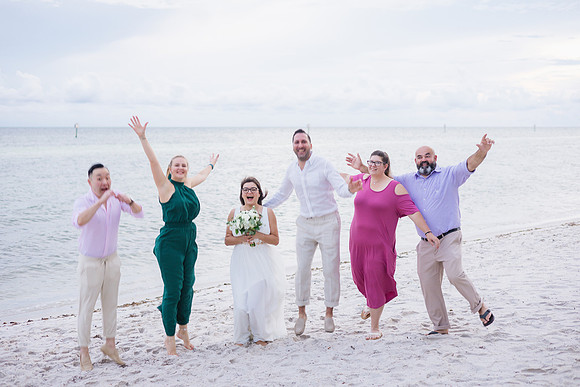 2023-09-23 Natalia and Yulian Sunset Smathers Beach Wedding Key West-82
