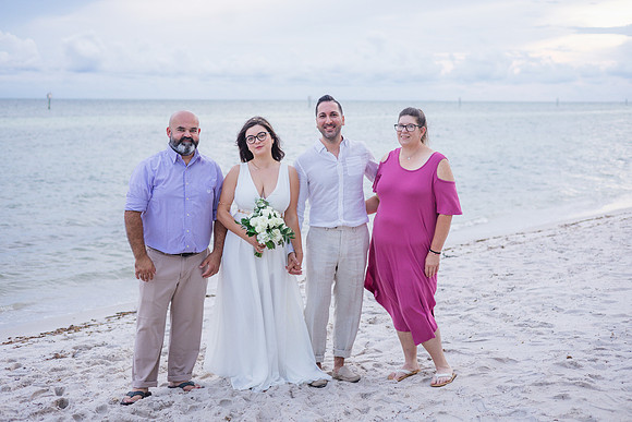 2023-09-23 Natalia and Yulian Sunset Smathers Beach Wedding Key West-83