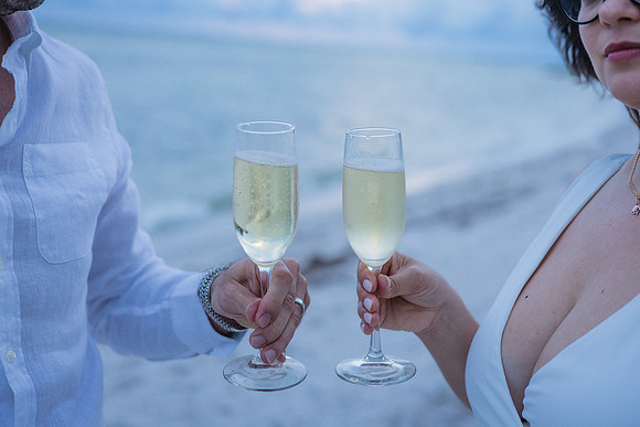 2023-09-23 Natalia and Yulian Sunset Smathers Beach Wedding Key West-92