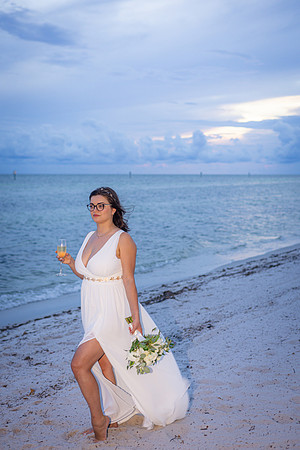 2023-09-23 Natalia and Yulian Sunset Smathers Beach Wedding Key West-97