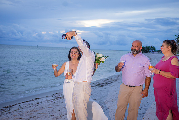 2023-09-23 Natalia and Yulian Sunset Smathers Beach Wedding Key West-106