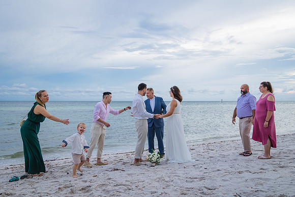 2023-09-23 Natalia and Yulian Sunset Smathers Beach Wedding Key West Part 1-10
