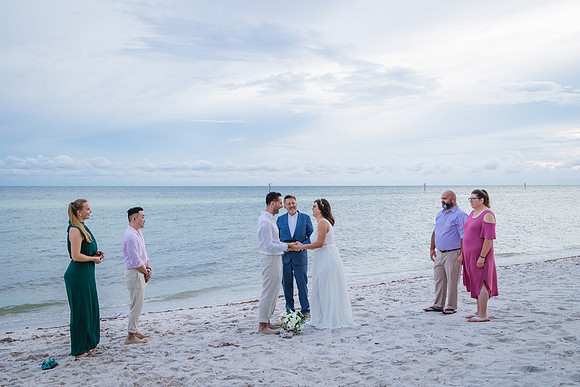 2023-09-23 Natalia and Yulian Sunset Smathers Beach Wedding Key West Part 1-17