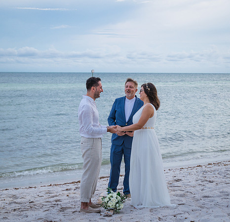 2023-09-23 Natalia and Yulian Sunset Smathers Beach Wedding Key West Part 1-18