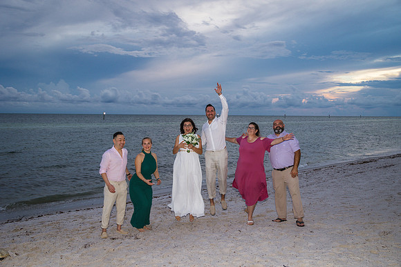 2023-09-23 Natalia and Yulian Sunset Smathers Beach Wedding Key West Part 1-22