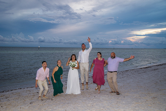 2023-09-23 Natalia and Yulian Sunset Smathers Beach Wedding Key West Part 1-24