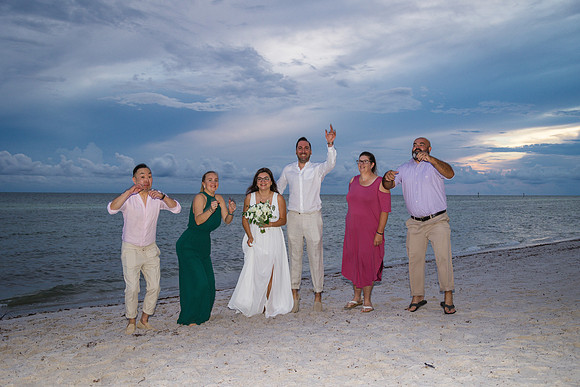 2023-09-23 Natalia and Yulian Sunset Smathers Beach Wedding Key West Part 1-25