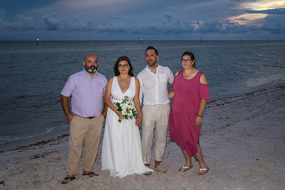 2023-09-23 Natalia and Yulian Sunset Smathers Beach Wedding Key West Part 1-28