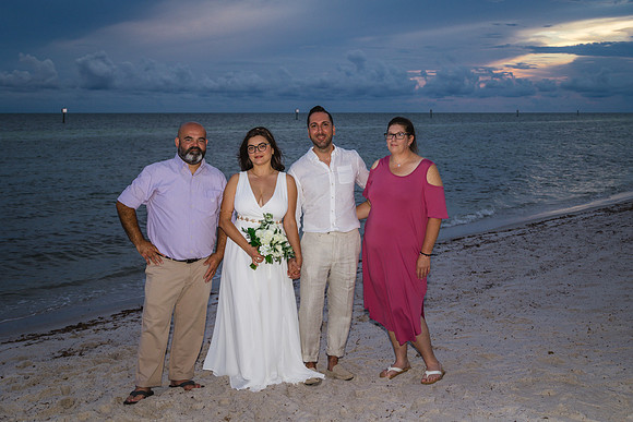 2023-09-23 Natalia and Yulian Sunset Smathers Beach Wedding Key West Part 1-29