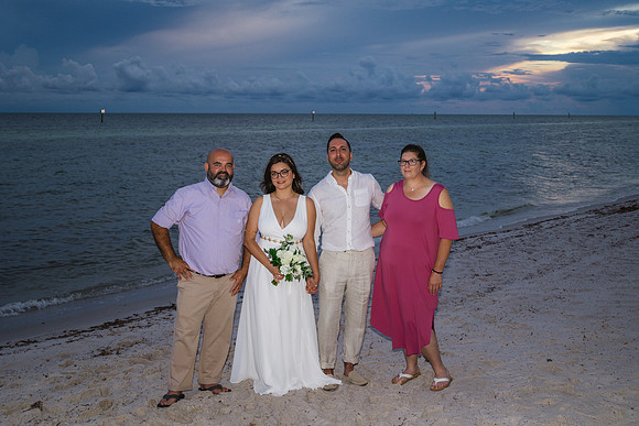 2023-09-23 Natalia and Yulian Sunset Smathers Beach Wedding Key West Part 1-30