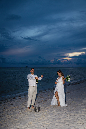 2023-09-23 Natalia and Yulian Sunset Smathers Beach Wedding Key West Part 1-39