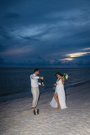 2023-09-23 Natalia and Yulian Sunset Smathers Beach Wedding Key West Part 1-40