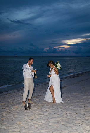2023-09-23 Natalia and Yulian Sunset Smathers Beach Wedding Key West Part 1-41