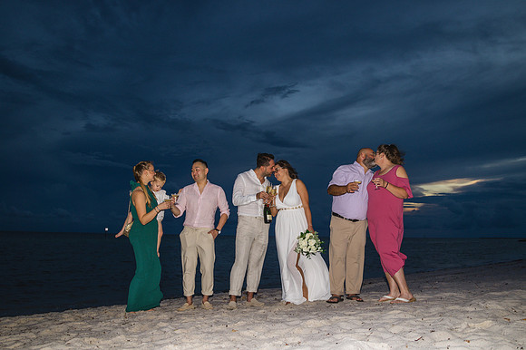 2023-09-23 Natalia and Yulian Sunset Smathers Beach Wedding Key West Part 1-47