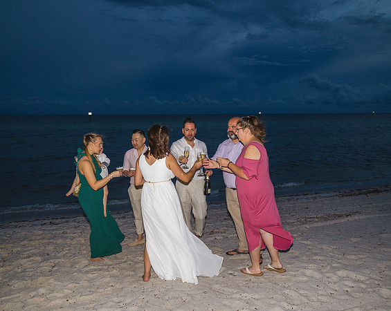 2023-09-23 Natalia and Yulian Sunset Smathers Beach Wedding Key West Part 1-48