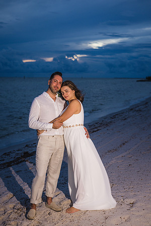 2023-09-23 Natalia and Yulian Sunset Smathers Beach Wedding Key West Part 1-54