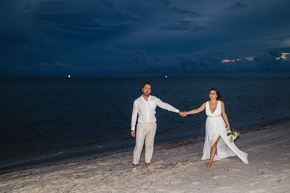 2023-09-23 Natalia and Yulian Sunset Smathers Beach Wedding Key West Part 1-58