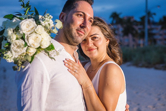 2023-09-23 Natalia and Yulian Sunset Smathers Beach Wedding Key West Part 1-63