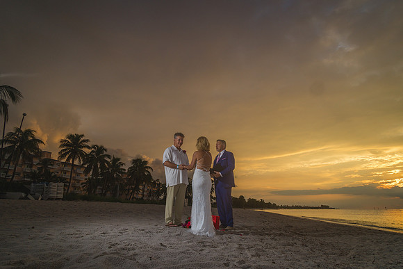 2023-10-09 Sunrise Wedding Smathers Beach,  Key West -0733