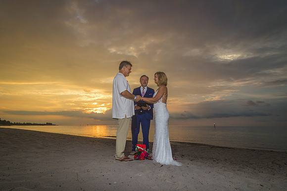 2023-10-09 Sunrise Wedding Smathers Beach,  Key West -0734
