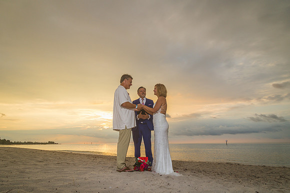 2023-10-09 Sunrise Wedding Smathers Beach,  Key West -0793