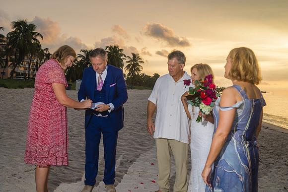2023-10-09 Sunrise Wedding Smathers Beach,  Key West -0874