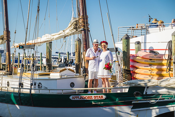 2023-9-14 Higgs Beach Wedding, Schooner Appledore Star Key West-7430