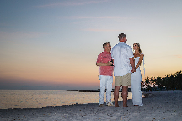 2023-09-19 Sunset Wedding Vow Renewal Smathers Beach, Key West -7812