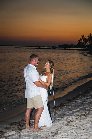 2023-09-19 Sunset Wedding Vow Renewal Smathers Beach, Key West -7926