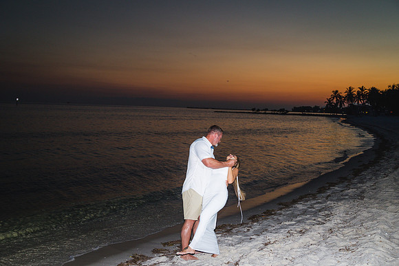 2023-09-19 Sunset Wedding Vow Renewal Smathers Beach, Key West -7940